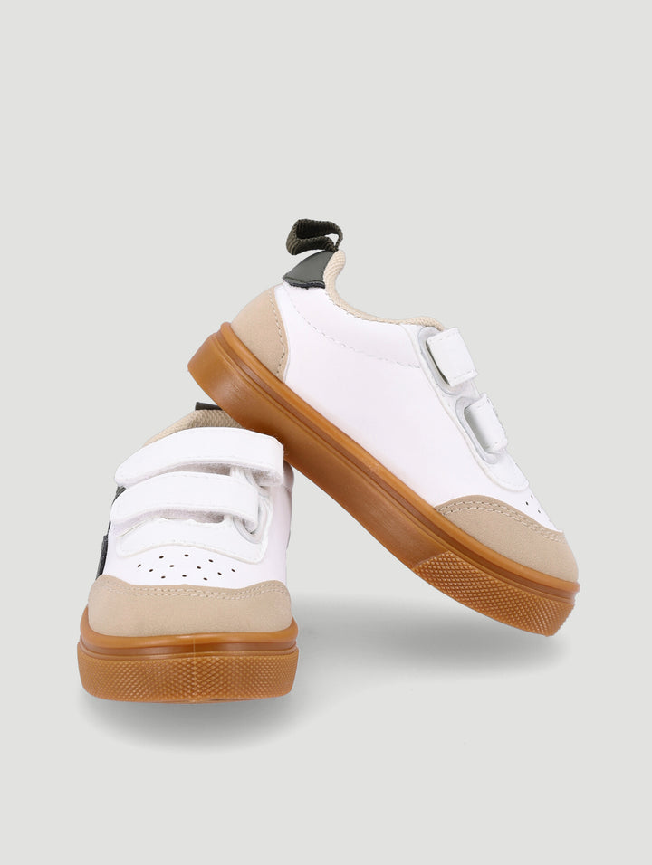 Baby Boys Colourblock Cemented Oustole Sneaker - Neutral
