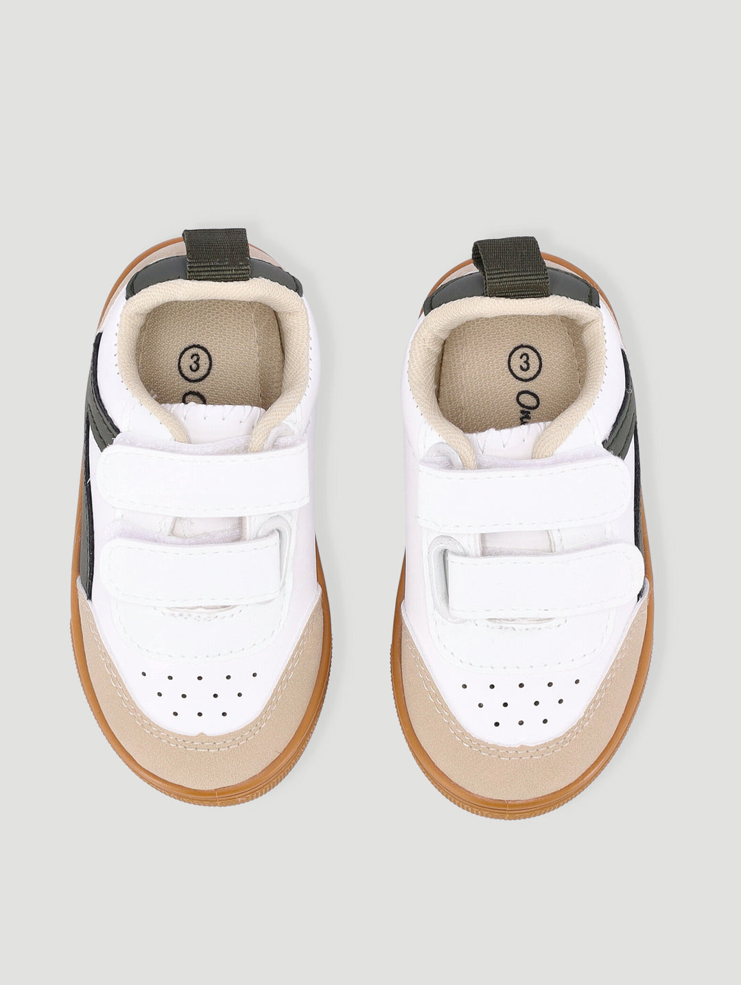 Baby Boys Colourblock Cemented Oustole Sneaker - Neutral