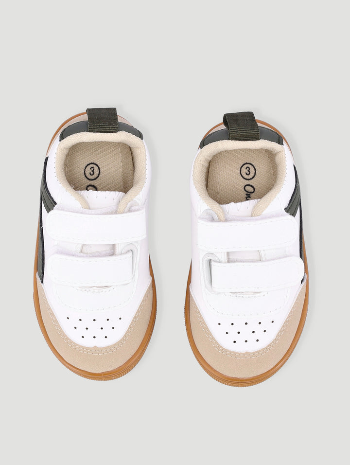 Baby Boys Colourblock Cemented Oustole Sneaker - Neutral