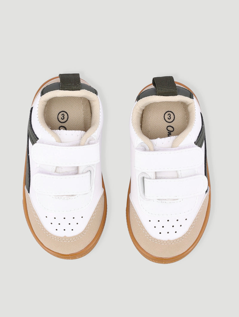 Baby Boys Colourblock Cemented Oustole Sneaker - Neutral