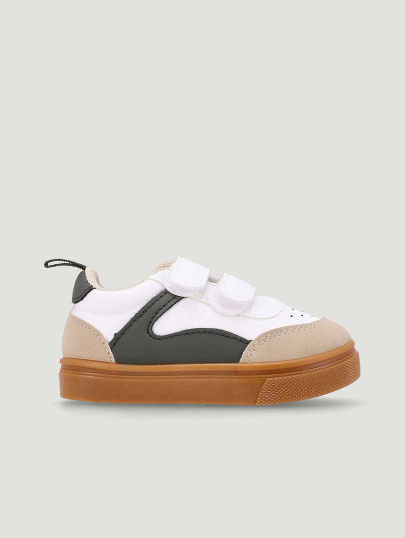 Baby Boys Colourblock Cemented Oustole Sneaker - Neutral