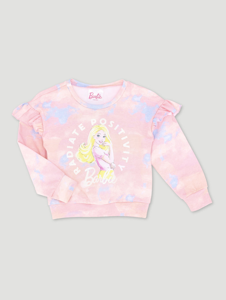 Pre-Girls Brushed Fleece Top - Light Pink