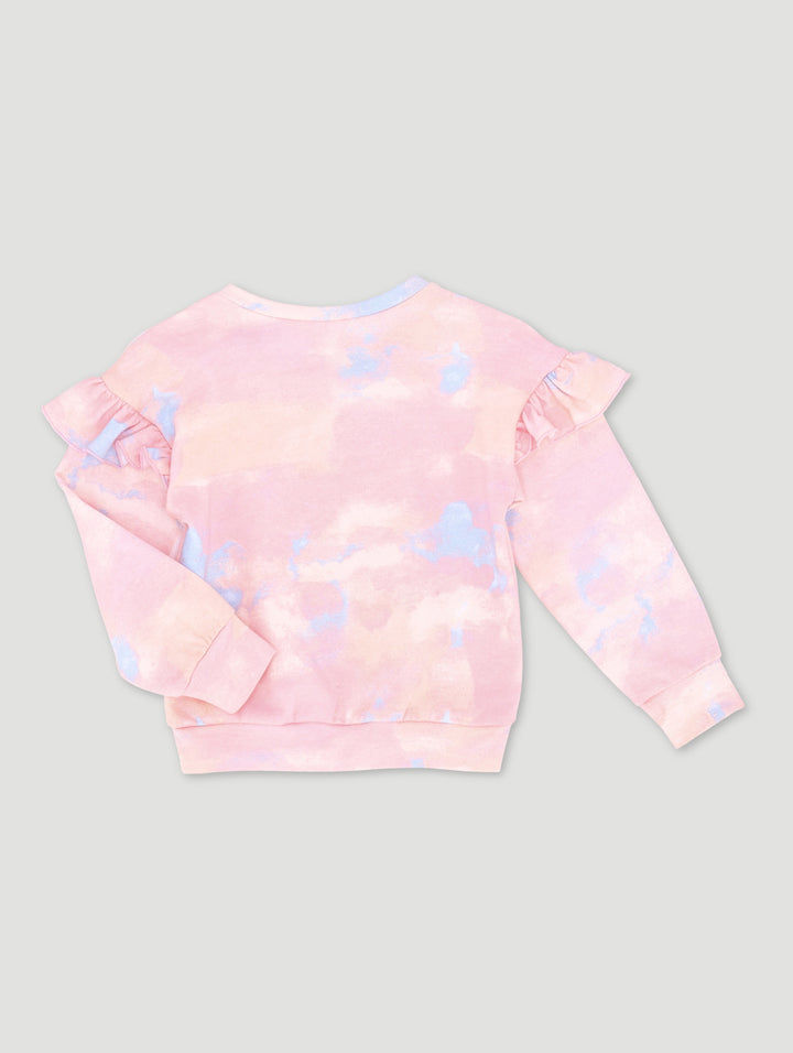 Pre-Girls Brushed Fleece Top - Light Pink