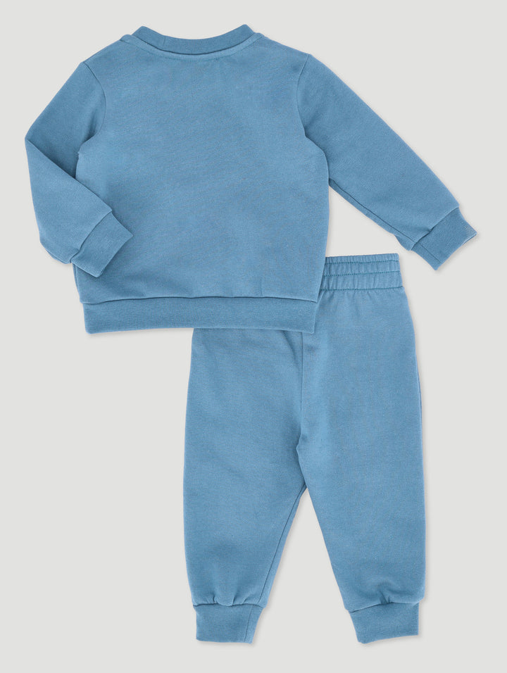 Baby Boys I'M The Boss Fleece Set - Blue