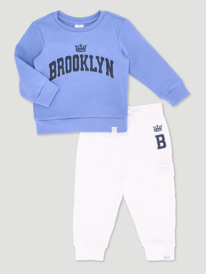 Baby Boys Brooklyn Fleece Set - Multi