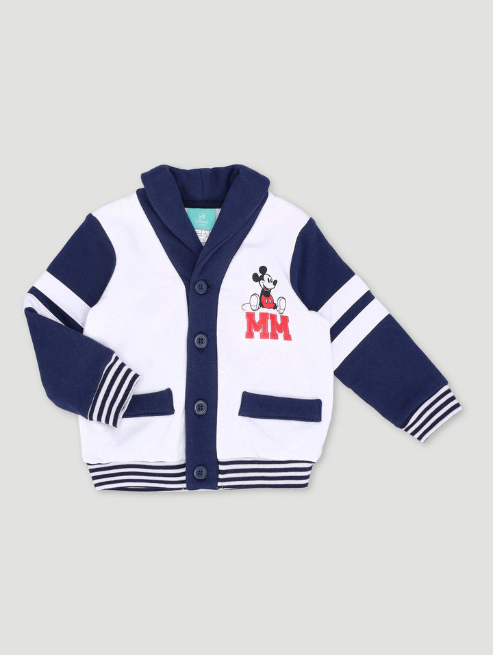 Baby Boys Mickey Mouse Baseball Jacket - Multi