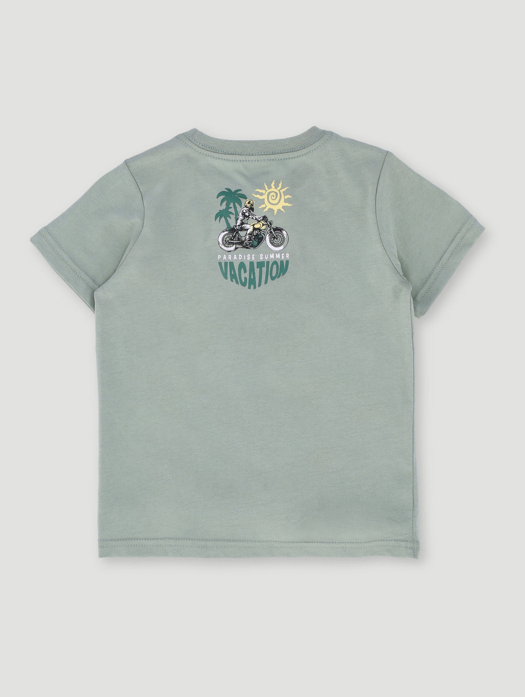 Pre-Boys Motorbike Tee - Sage