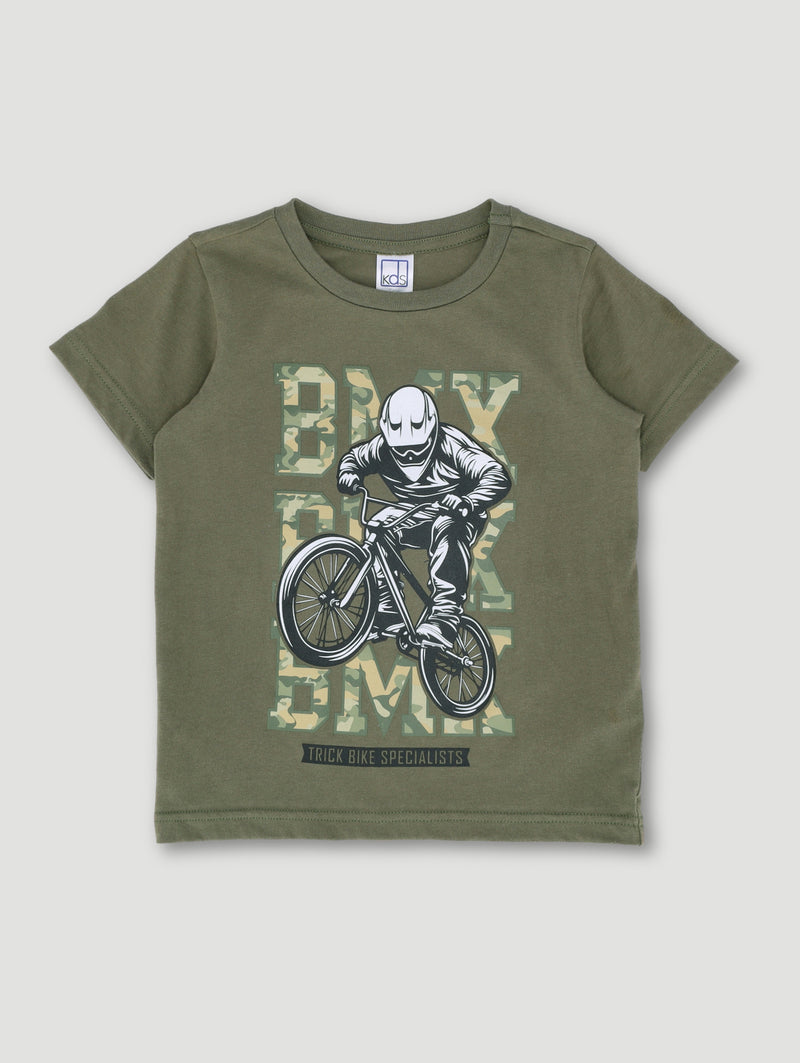Pre-Boys BMX Tee - Olive