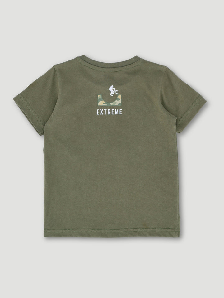 Pre-Boys BMX Tee - Olive