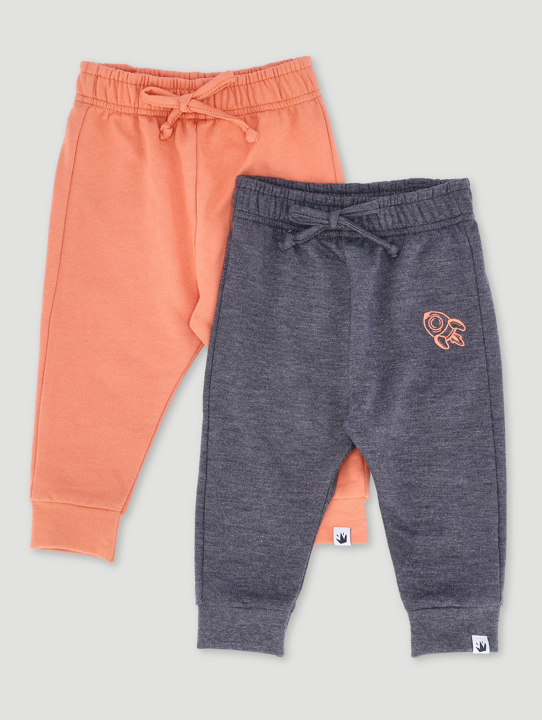 Baby Boys 2 Pack Adventure Jogger - Charcoal