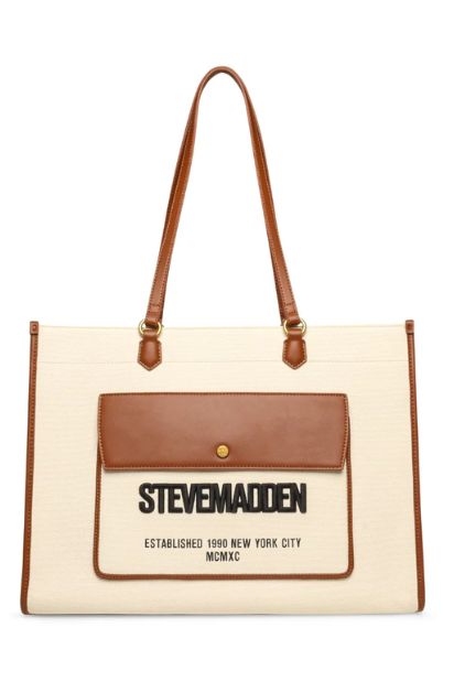 Bence Large Tote Bag - Cognac