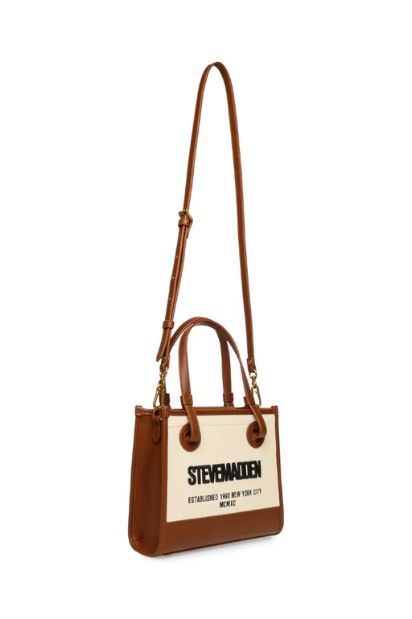 Beris Small Tote Bag - Cognac