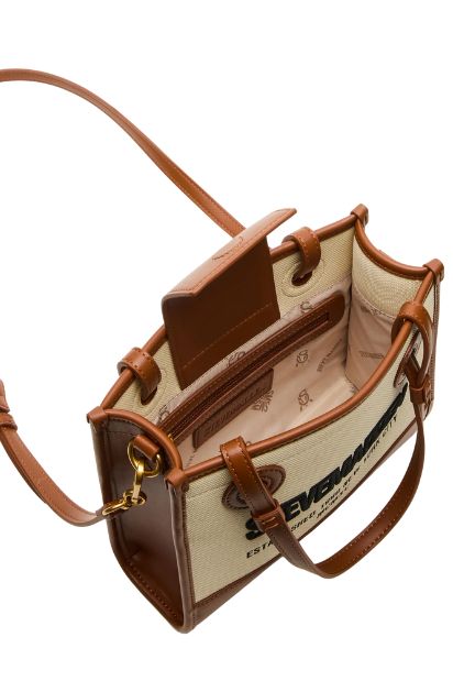 Beris Small Tote Bag - Cognac