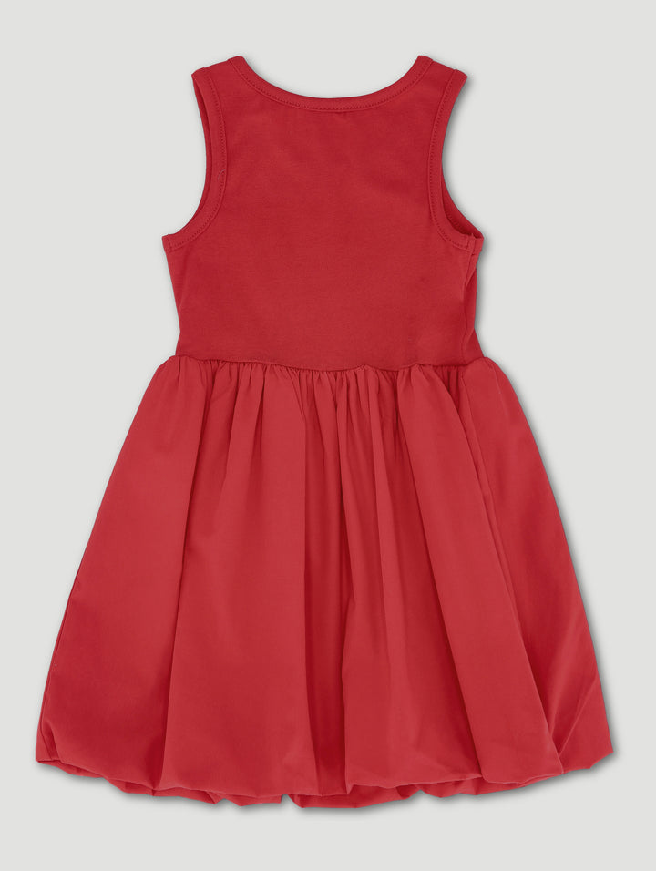Pre-Girls Bubble Valentines Dress - Red