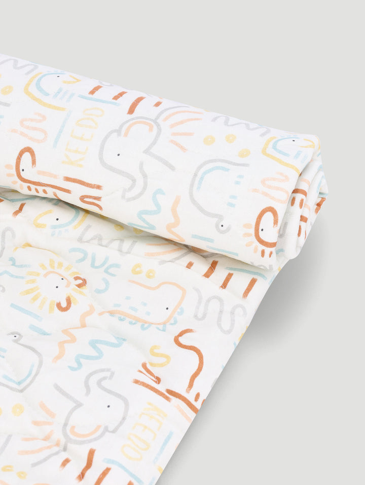 Keedo Reversible Quilted Blanket