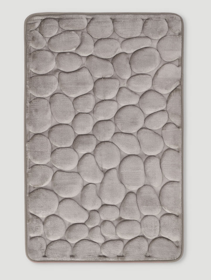 Pebble Memory Foam Bath Mat - Taupe