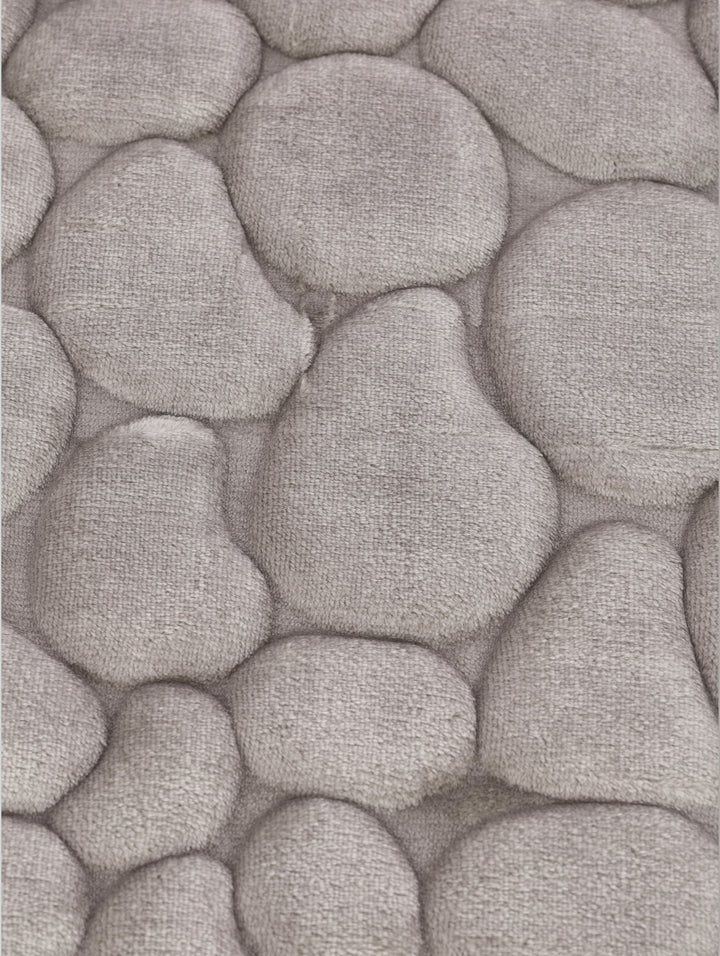 Pebble Memory Foam Bath Mat - Taupe