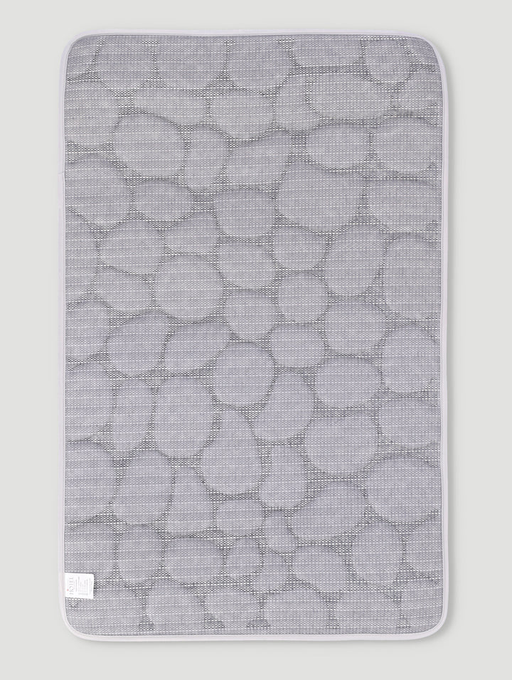 Pebble Memory Foam Bath Mat - Grey