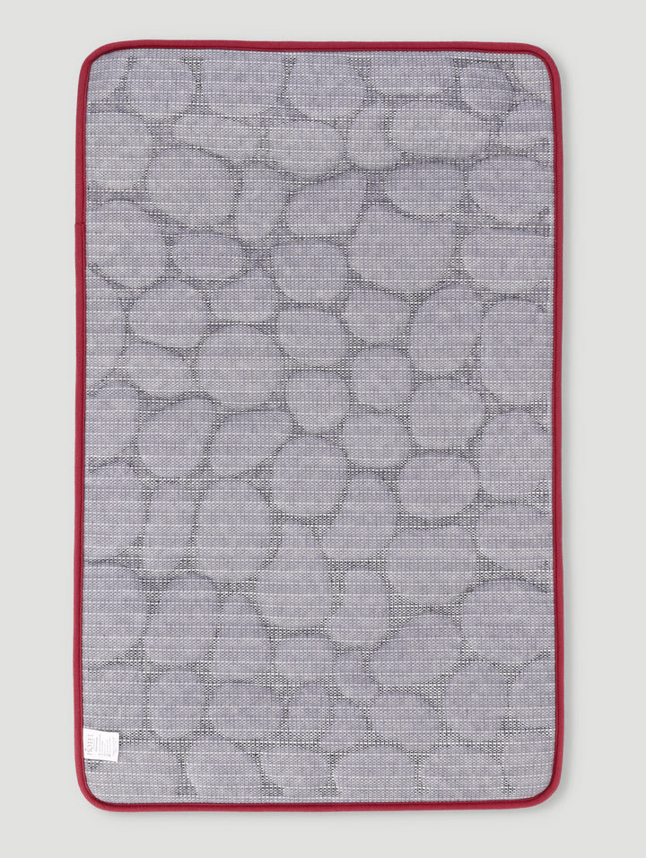 Pebble Memory Foam Bath Mat - Rose