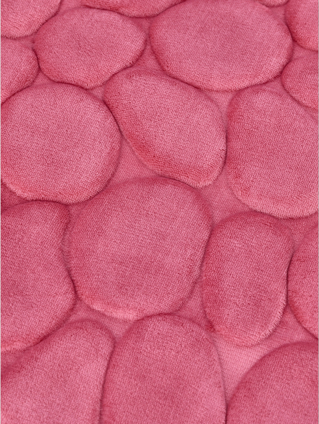 Pebble Memory Foam Bath Mat - Rose