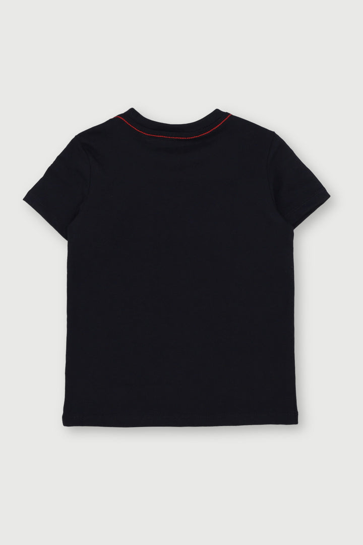 Pre-Boys Short Sleeve Logo Tee - Black