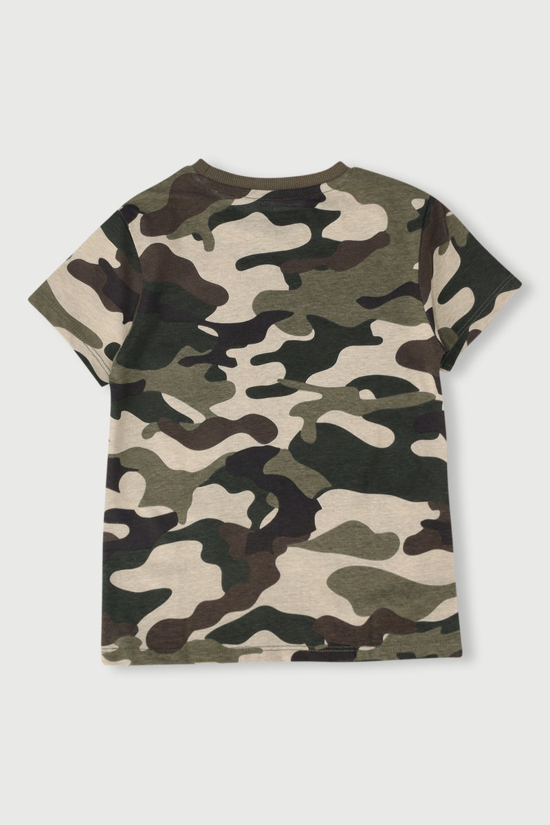 Pre-Boys Short Sleeve Tee - Camo