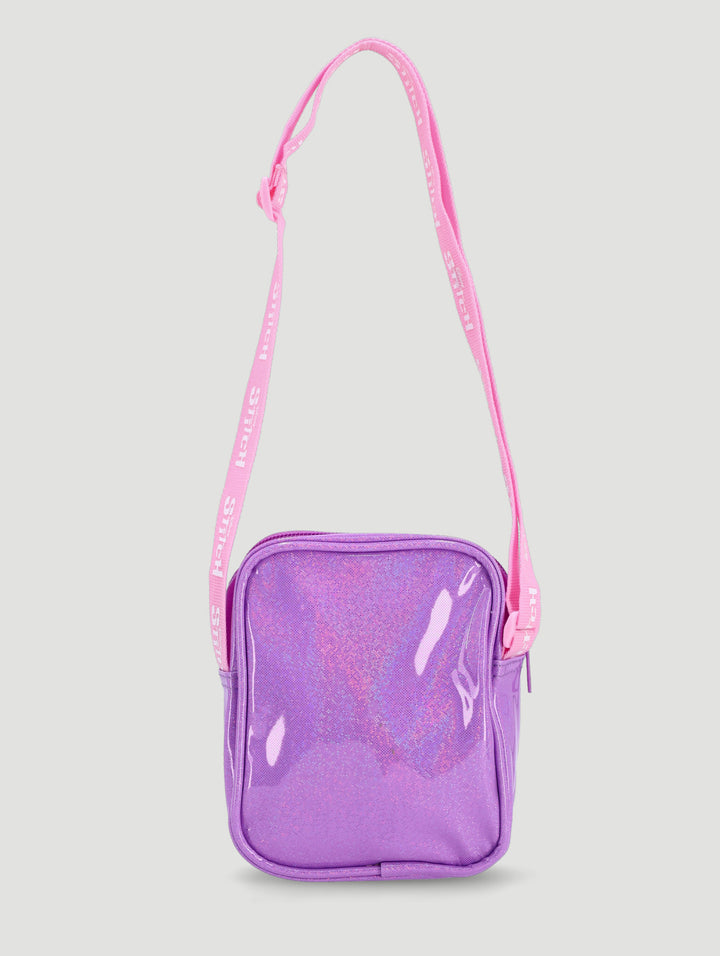 Pre-Boys Stitch Sling Bag - Purple