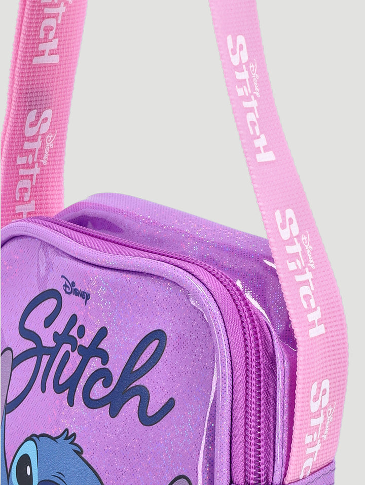 Pre-Boys Stitch Sling Bag - Purple