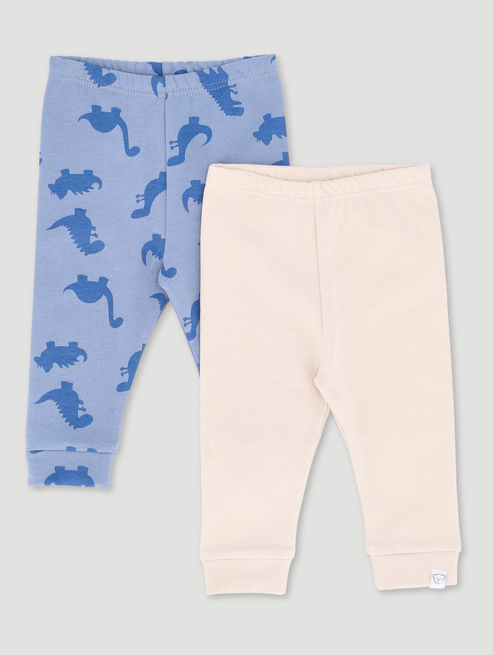 Baby Boys 2 Pack Dino Legging - Multi