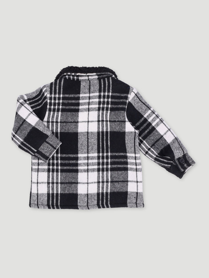 Baby Boys Shacket - Black