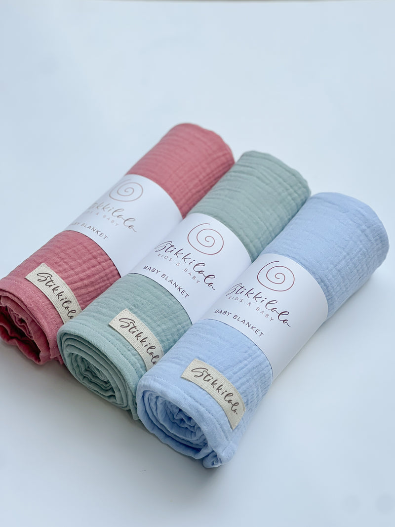 Stikkilolo Muslin Blanket - Sage