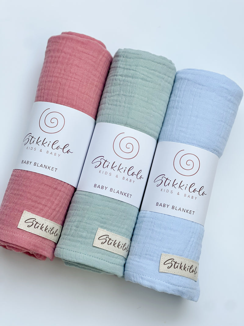 Stikkilolo Muslin Blanket - Sage