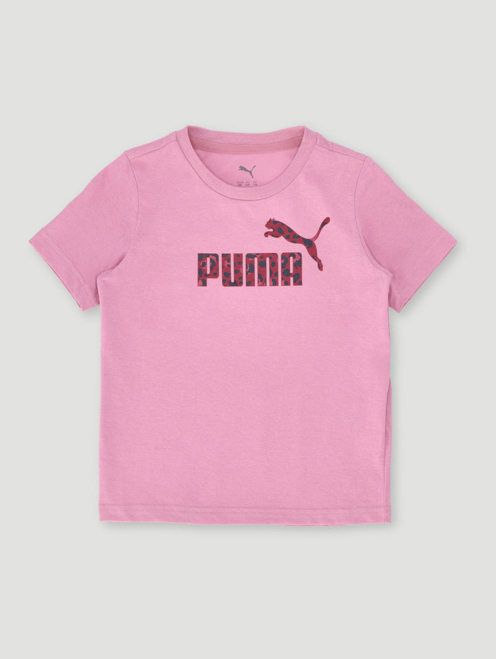 Pre-Girls Essential Animal Graphic Tee - Pink