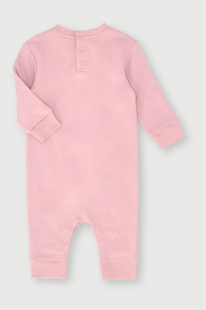 Keedo Baby Girls 3D Applique Print Zippy Grow - Pink