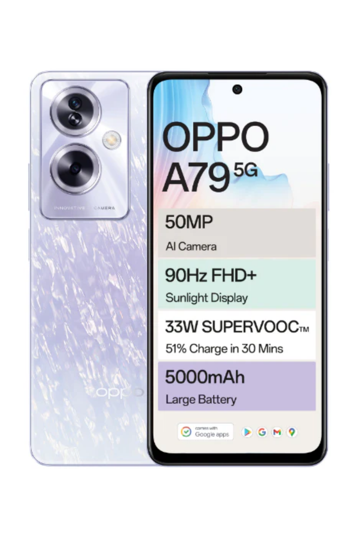 A79 Box Deal 5G 256GB Dual Sim Purple Cellphone