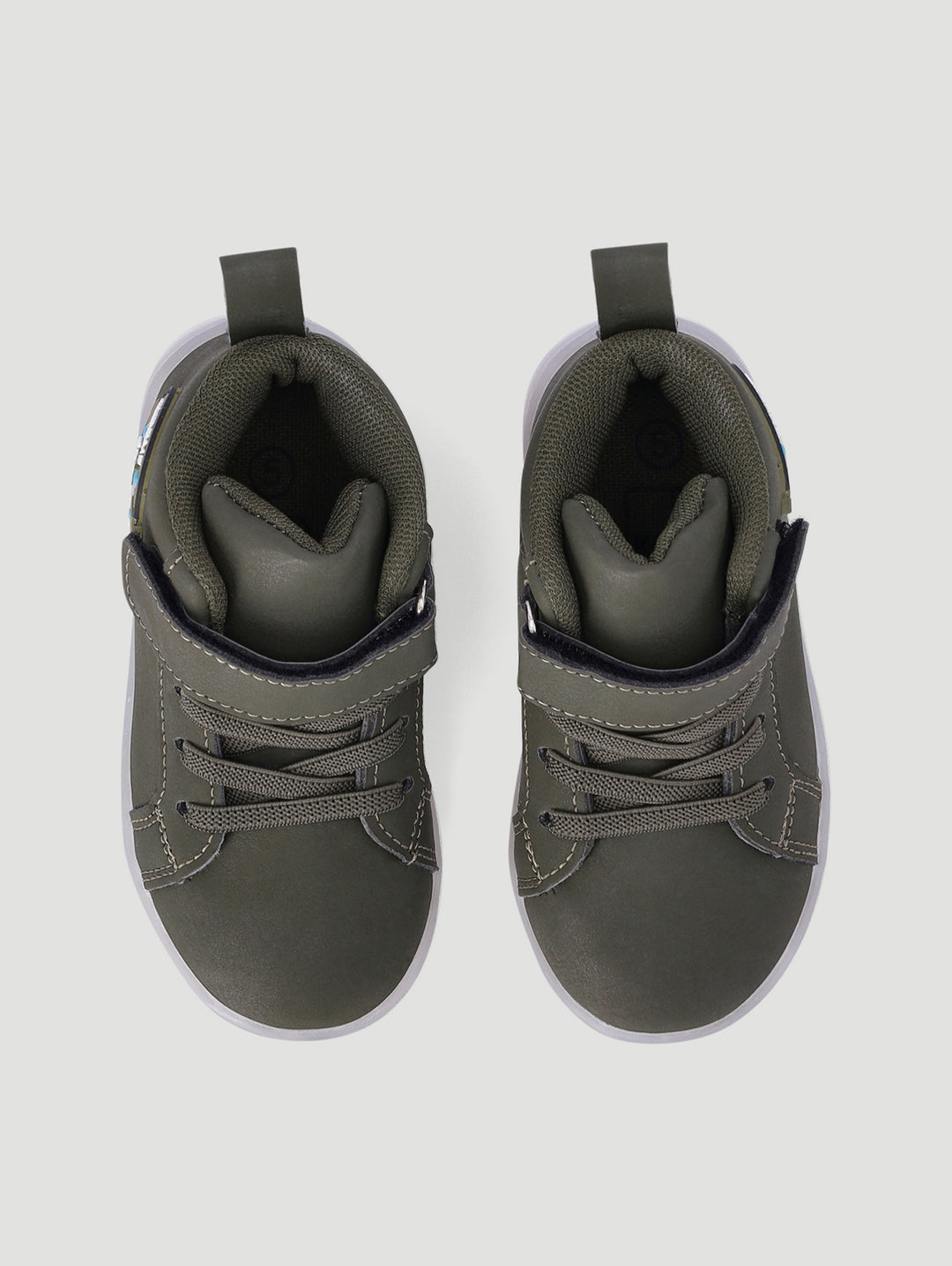 Pre-Boys Skater Lightup Hitop Sneaker - Olive