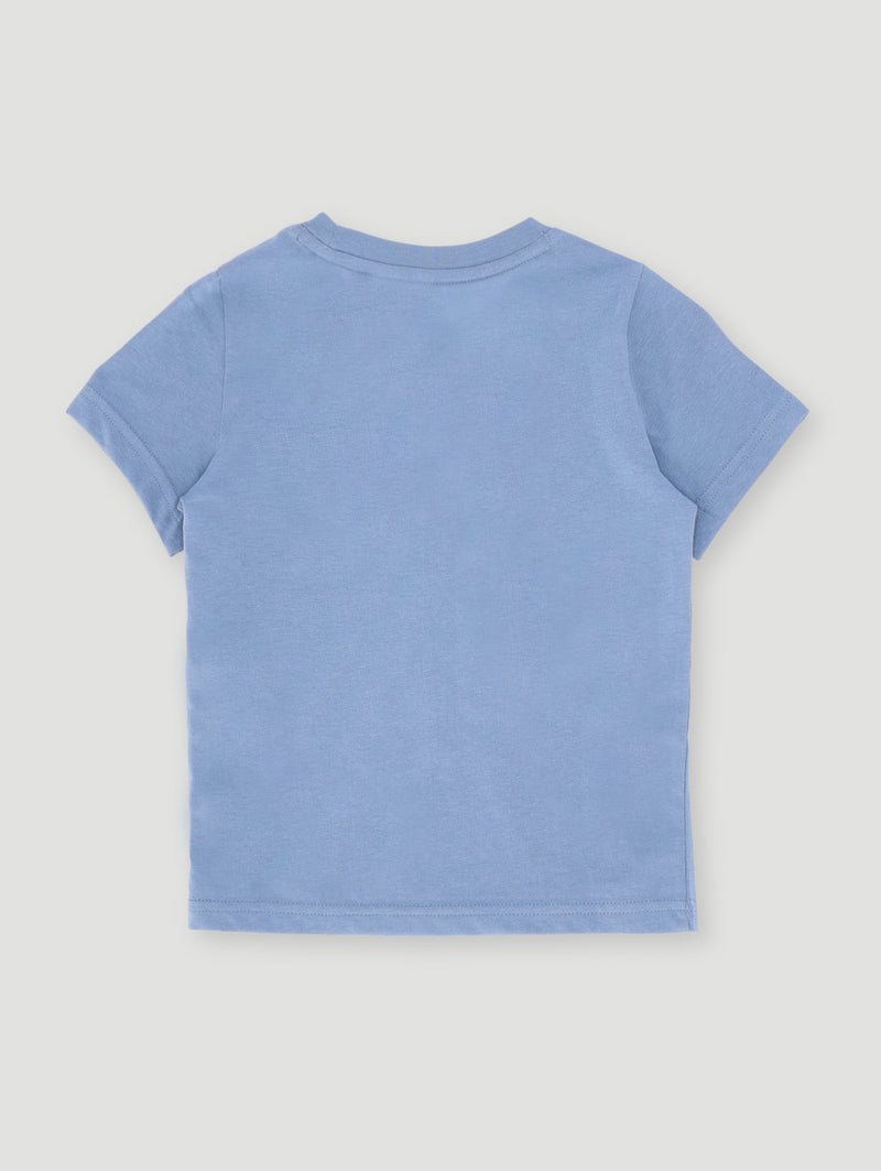 Pre-Boys Essential 1 Logo Tee - Blue