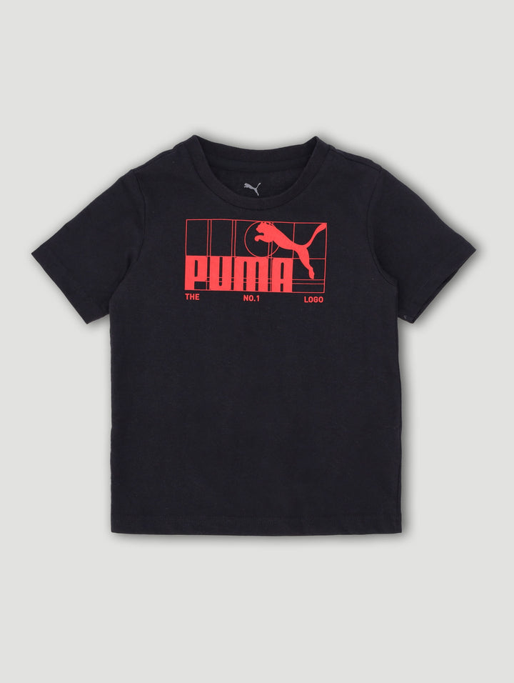 Pre-Boys Graphic Tee - Black/Red