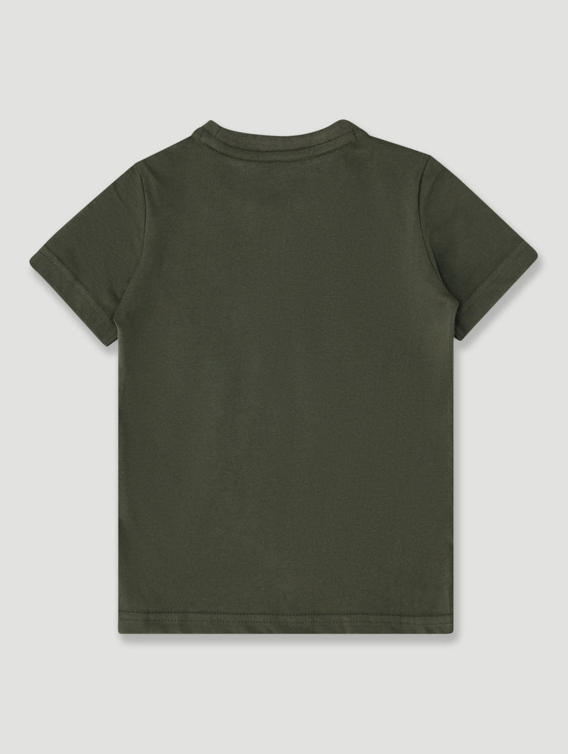 Pre-Boys Essential Logo Tee - Olive