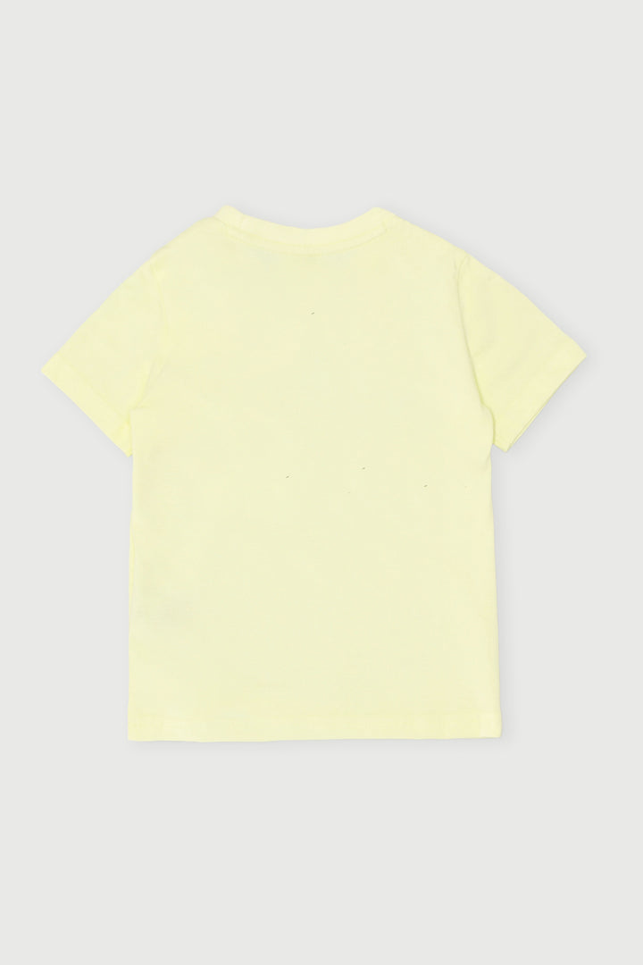 Pre-Boys Essential 2 Tone Tee - Lime