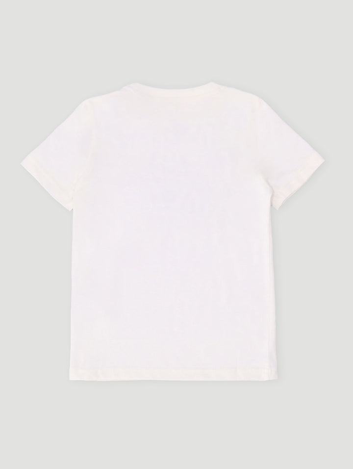 Pre-Boys Graphic Sneaker Tee - White