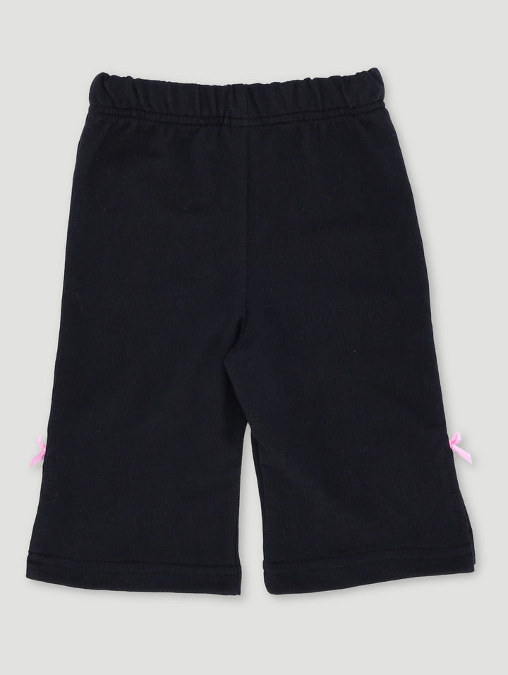 Baby Girls Flare Pants - Black
