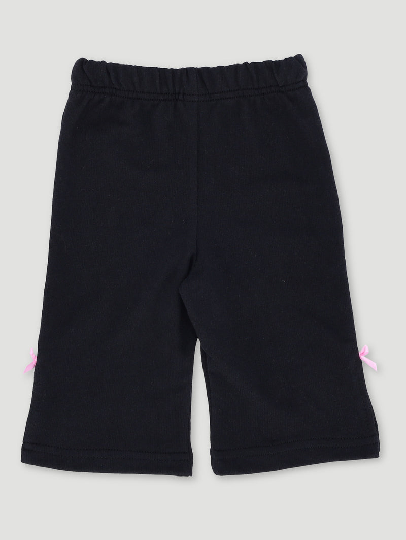 Baby Girls Flare Pants - Black