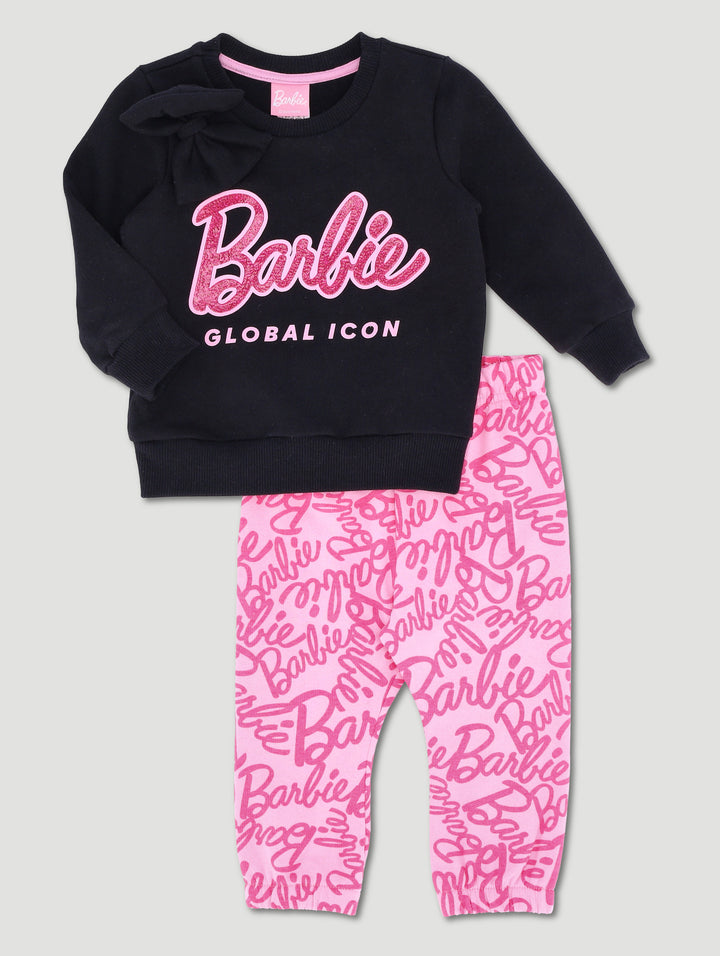 Baby Girls Fleece Top And Legging Set