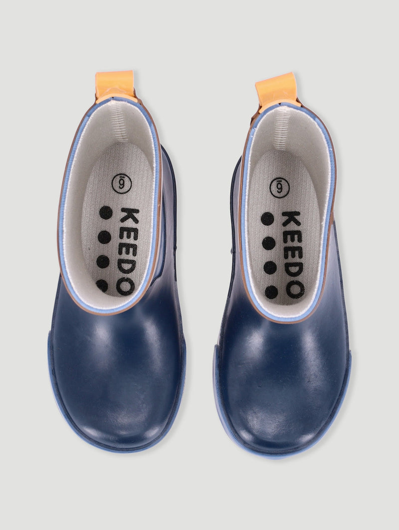 Keedo Keedo Boys Waterproof Rubber Rainboots