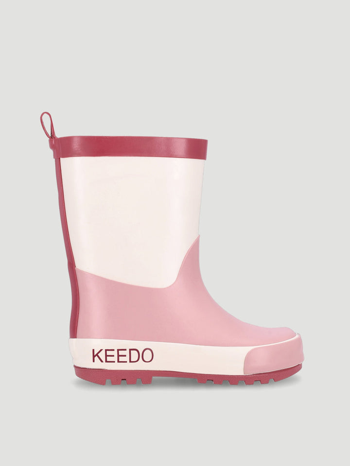 Keedo Keedo Girls Waterproof Rubber Rainboots