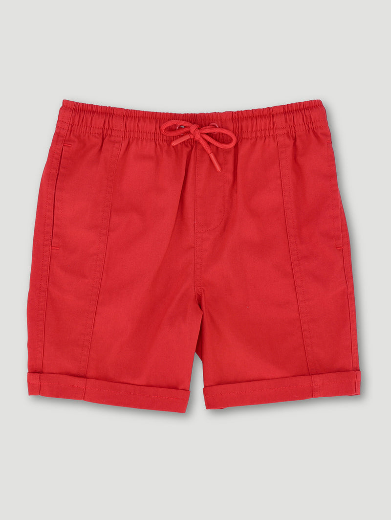 Pre-Boys Core Short - Dark Red