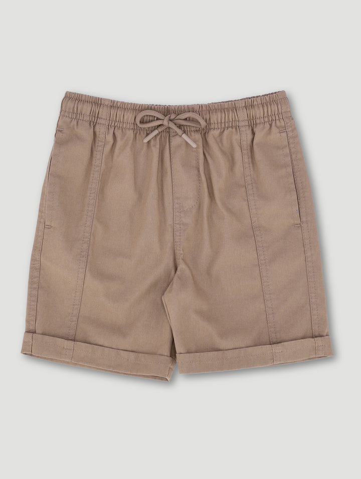 Pre-Boys Core Short - Khaki Brown