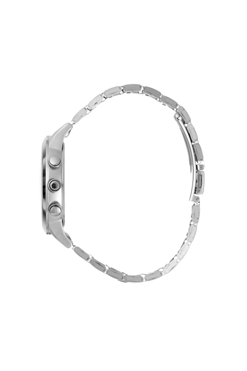 43mm Case Silver Metal Watch - Silver