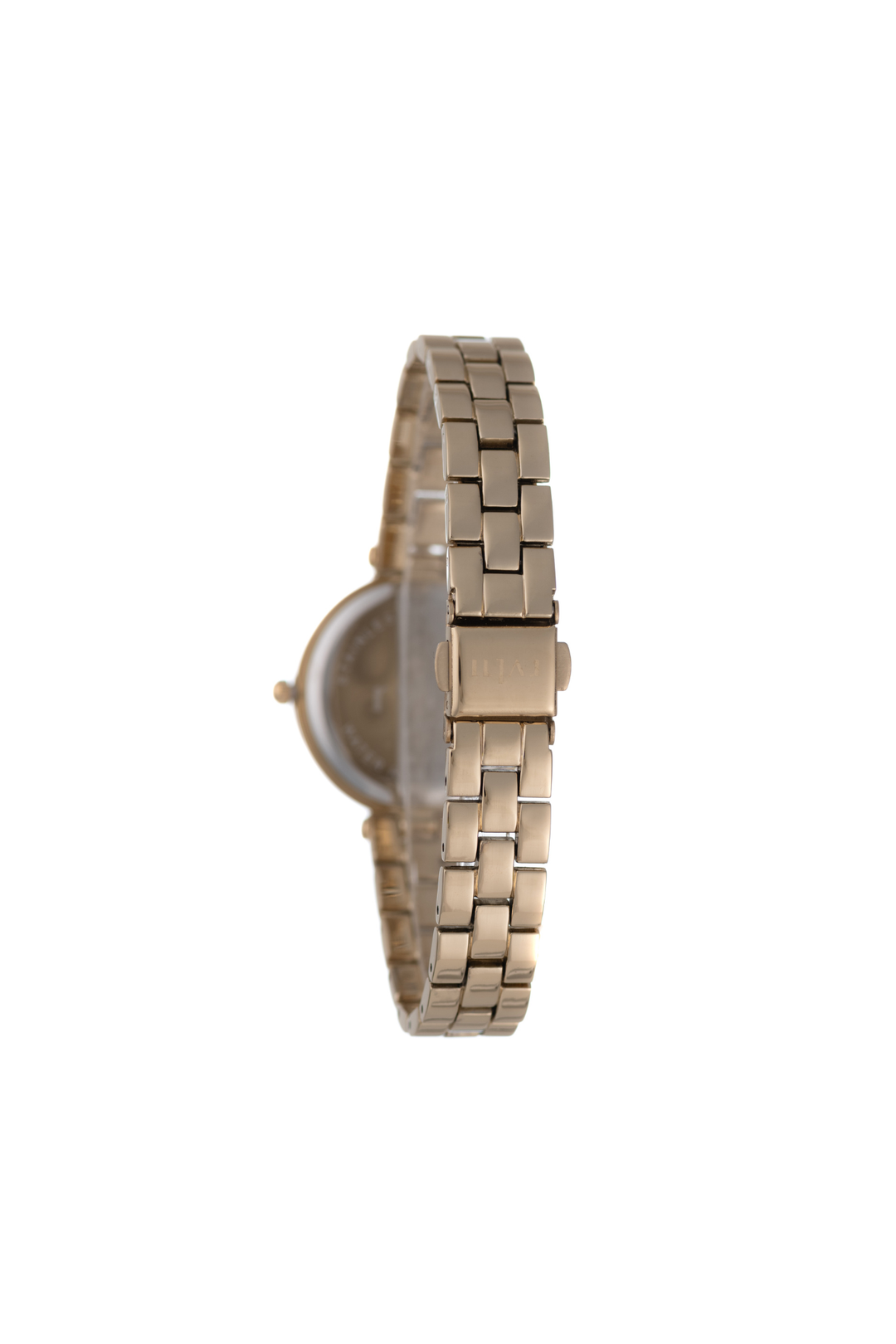 Ladies 30mm Case Gold Metal Band Watch - Gold